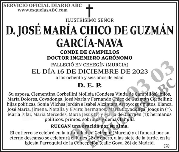 José María Chico de Guzmán García-Nava