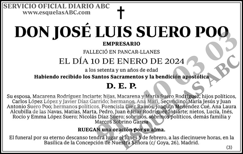 José Luis Suero Poo