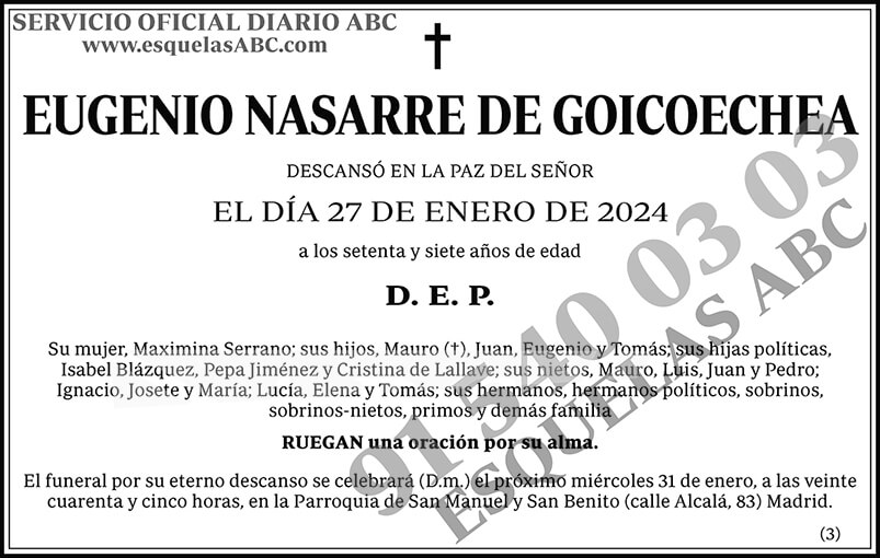 Eugenio Nasarre de Goicoechea