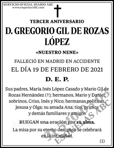 Gregorio Gil de Rozas López