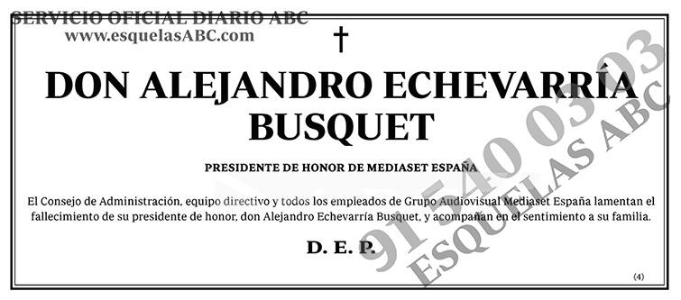Alejandro Echevarría Busquet