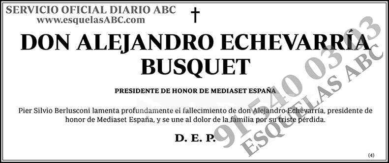 Alejandro Echevarría Busquet