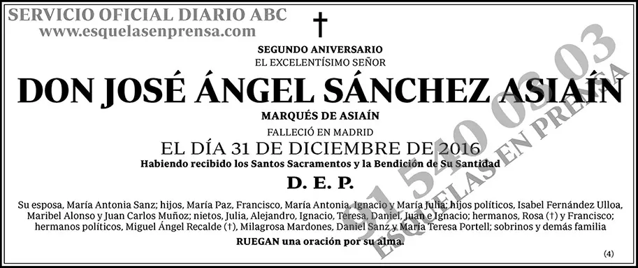 José Ángel Sánchez Asiaín