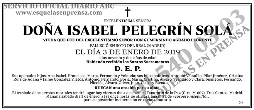 Isabel Pelegrín Solá