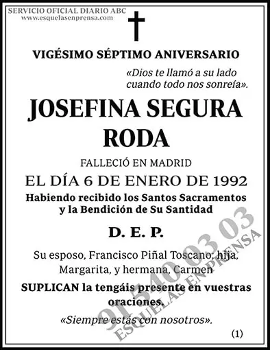 Josefina Segura Roda