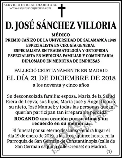 José Sánchez Villoria
