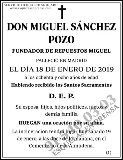 Miguel Sánchez Pozo
