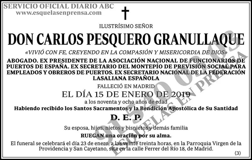 Carlos Pesquero Granullaque