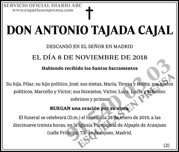 Antonio Tajada Cajal