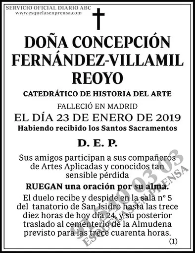 Concepción Fernández-Villamil Reoyo