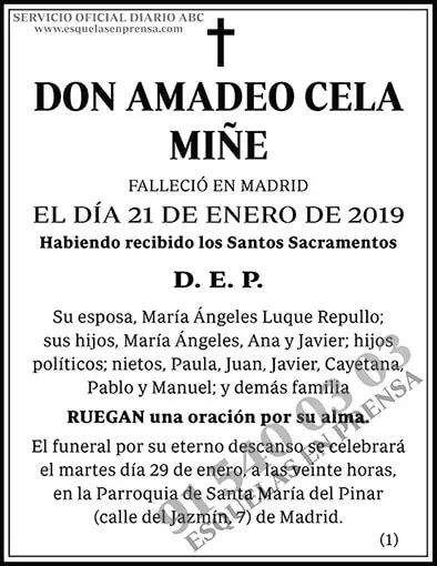 Amadeo Cela Miñe