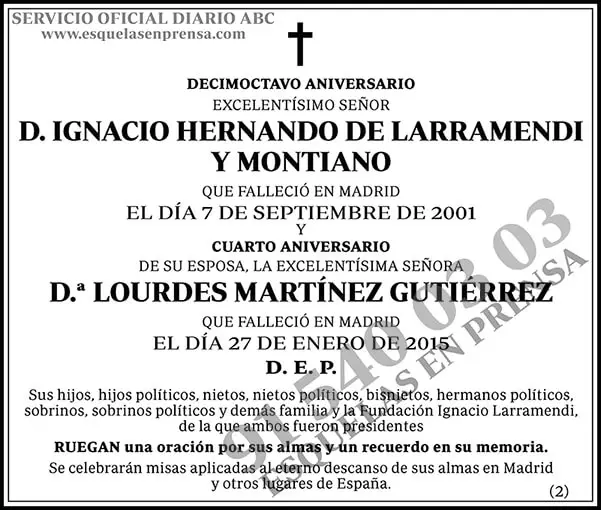 Ignacio Hernando de Larramendi y Montiano