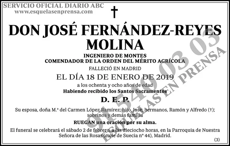 José Fernández-Reyes Molina