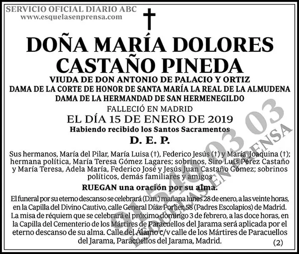 María Dolores Castaño Pineda