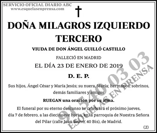 Milagros Izquierdo Tercero