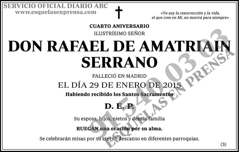 Rafael de Amatriain Serrano