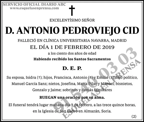 Antonio Pedroviejo Cid