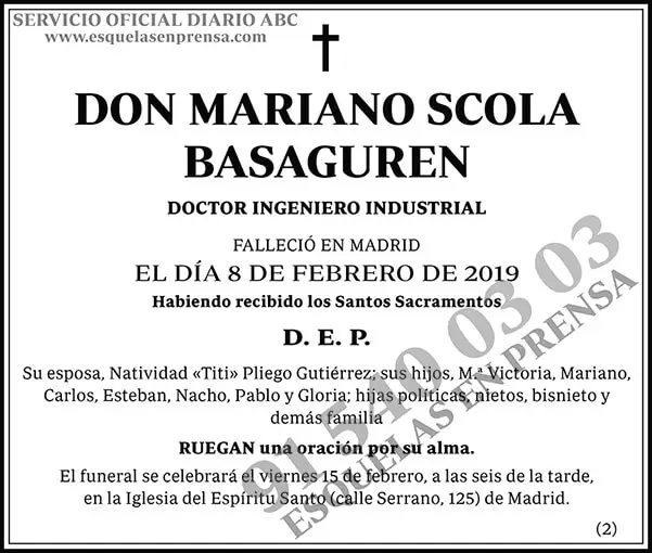 Mariano Scola Basaguren