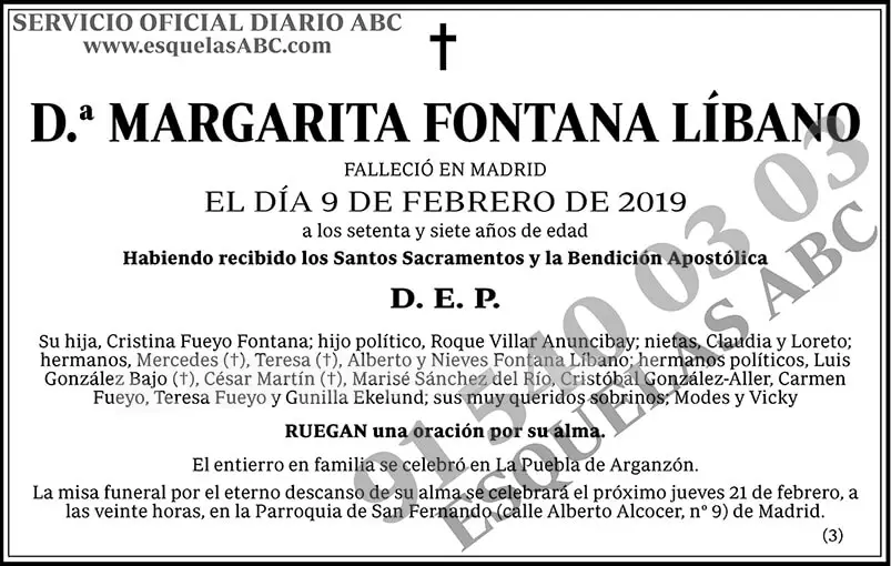 Margarita Fontana Líbano