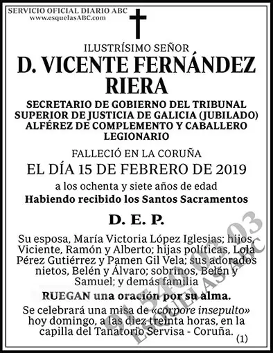 Vicente Fernández Riera