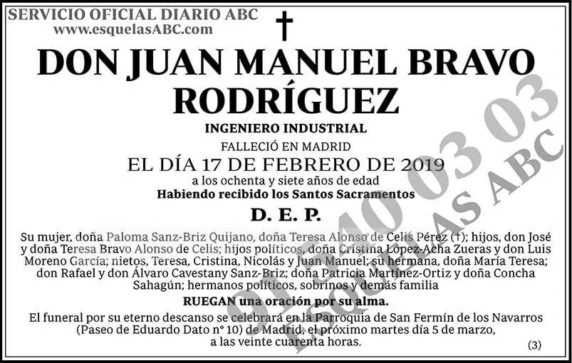 Juan Manuel Bravo Rodríguez
