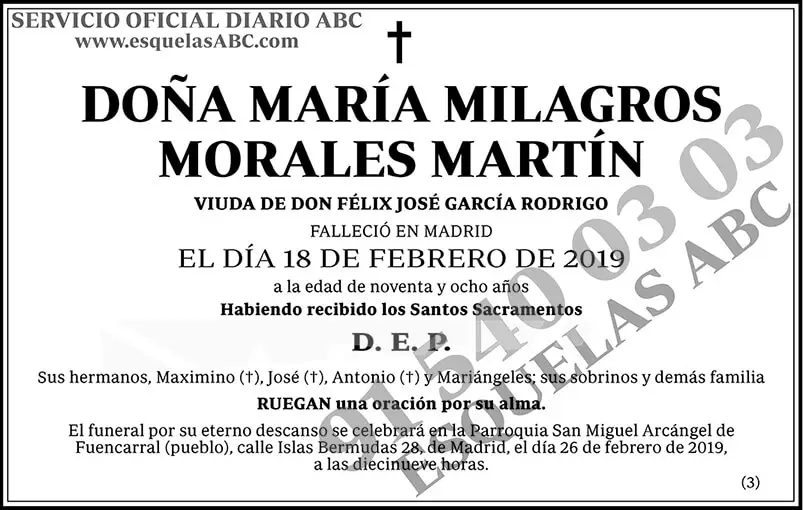 María Milagros Morales Martín