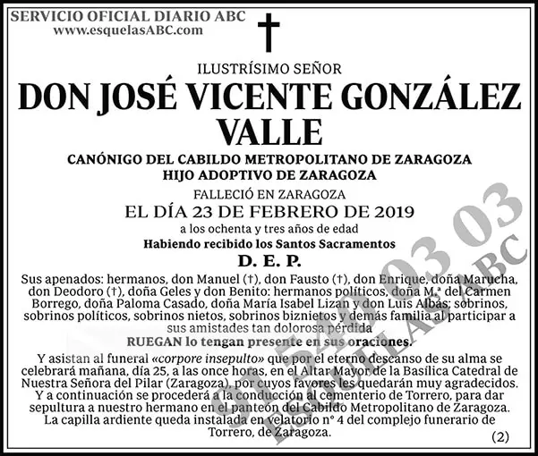 José Vicente González Valle