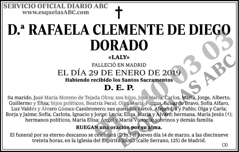Rafaela Clemente de Diego Dorado