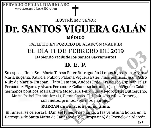 Santos Viguera Galán