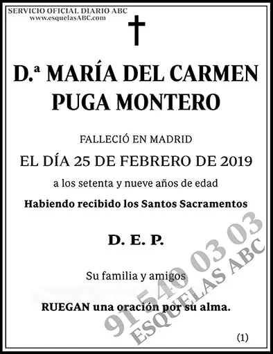 María del Carmen Puga Montero