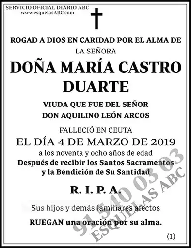 María Castro Duarte