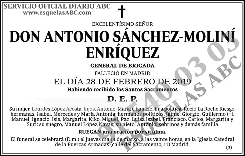 Antonio Sánchez-Moliní Enríquez
