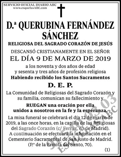 Querubina Fernández Sánchez