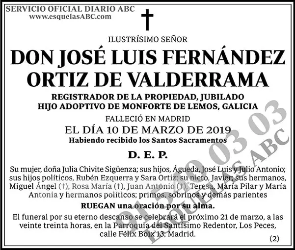José Luis Fernández Ortiz de Valderrama