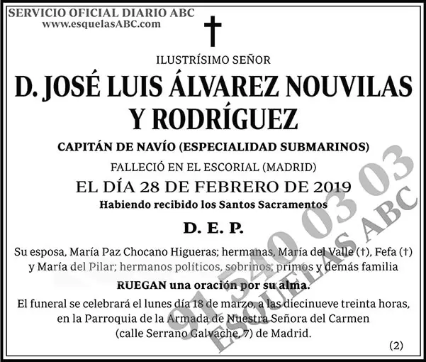 José Luis Álvarez Nouvilas y Rodríguez