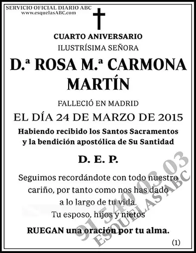 Rosa M.ª Carmona Martín