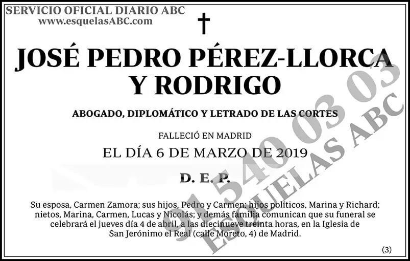 José Pedro Pérez-Llorca y Rodrigo