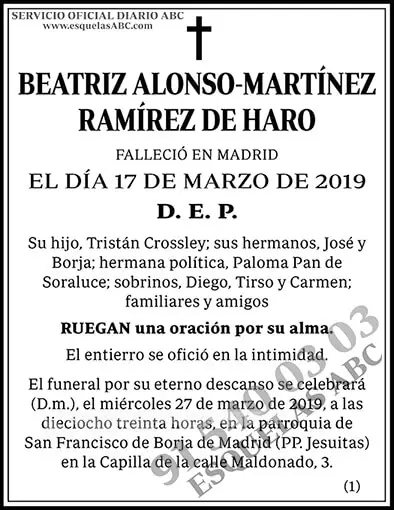 Beatriz Alonso-Martínez Ramírez de Haro