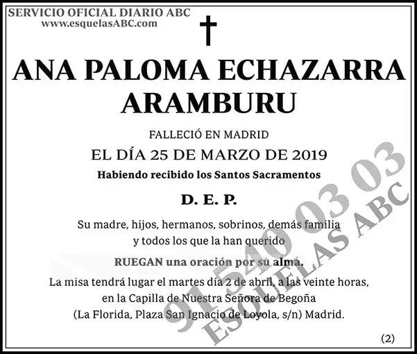 Ana Paloma Echazarra Aramburu