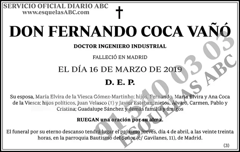Fernando Coca Vañó