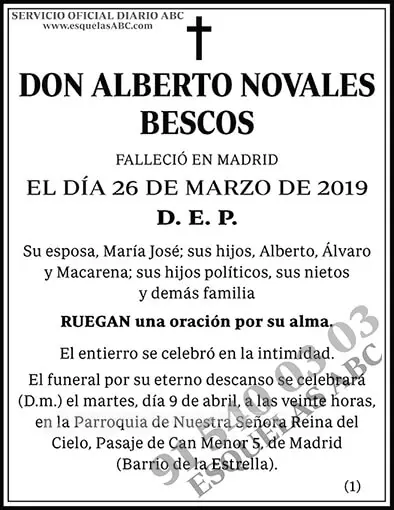 Alberto Novales Bescos