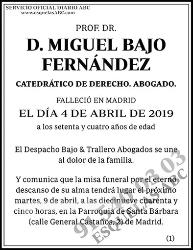 Miguel Bajo Fernández