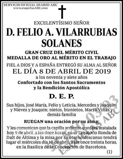 Felio A. Vilarrubias Solanes