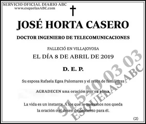 José Horta Casero