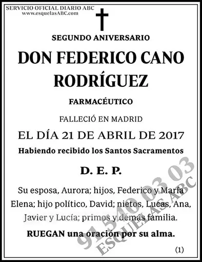 Federico Cano Rodríguez