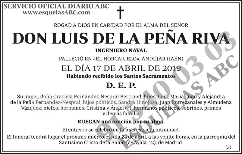 Luis de la Peña Riva