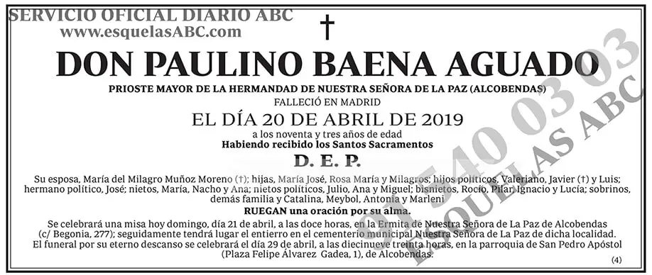 Paulino Baena Aguado