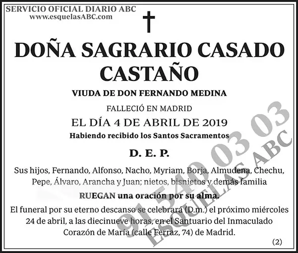 Sagrario Casado Castaño
