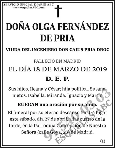 Olga Fernández de Pria