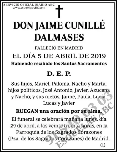 Jaime Cunillé Dalmases